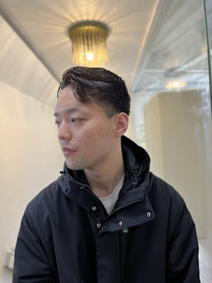 20代30代40代流行ツーブロック刈り上げメンズニュアンスパ