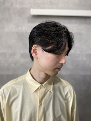 20代30代40代◎似合わせカット毛流れ黒髪フェザーパーマ