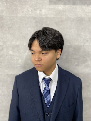 20代30代40代◎似合わせカットメンズ毛流れ黒髪フェザーパ