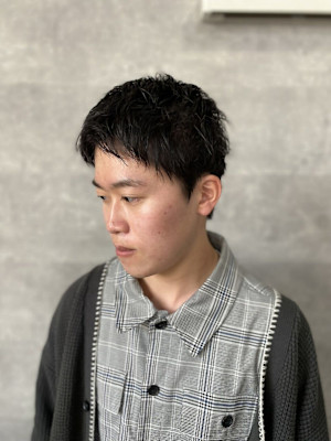 20代30代40代◎似合わせカット流行黒髪メンズスパイキーシ
