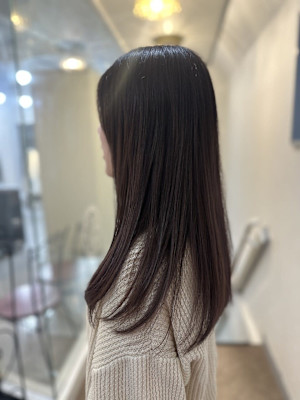 20代30代40代◎チェリーブラウンレイヤーロング内巻き