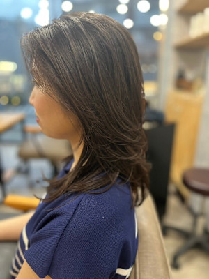 20代30代40代◎魅力倍増カールセミディシアカラー