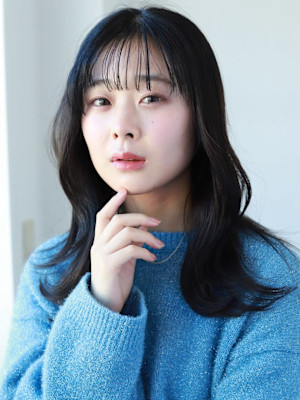 大人可愛い20代30代40代◎くびれヘアゆるふわカール黒髪