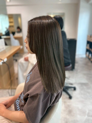 大人可愛い20代30代40代◎ストレートヘア艶髪ロング