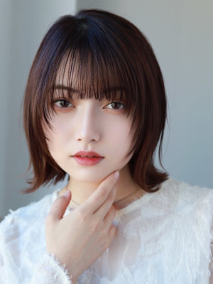 20代30代40代◎似合わせカット外ハネくびれヘアワンレンボ