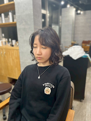 大人可愛い20代30代40代◎大人のやわらか小顔ボブゆるウェ