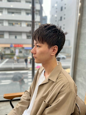 20代30代40代◎刈り上げすっきりショートシースルーバング