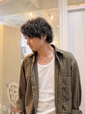 20代30代40代◎大人かっこいい波巻きスパイラルウルフ/東