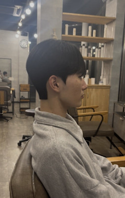 20代30代40代◎似合わせカット韓国式ダウンパーマ黒髪スタ