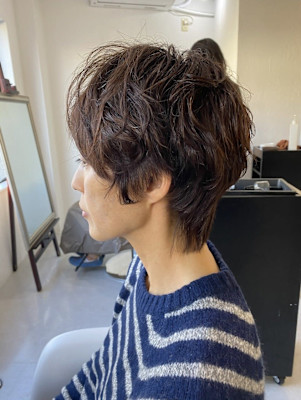 20代30代40代◎小顔に見えせる似合わせカットオリーブグレ