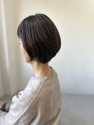 大人可愛い20代30代40代◎ダークアッシュ似合わせカットシ