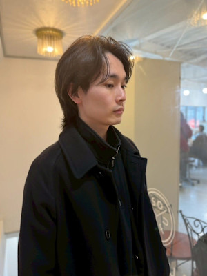 20代30代40代◎センターパートミディアムレイヤー