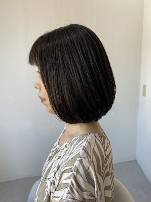 大人女性レイヤーボブグレージュカラー/東伏見/田無/保谷/武