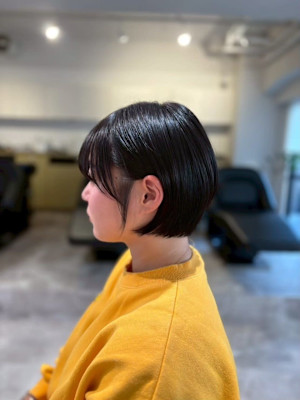 大人女性ショートボブ