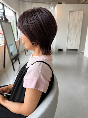 ウルフカットくびれボブクラゲカットハッシュカット/東伏見