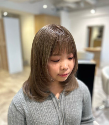大人女性レイヤーカット艶髪/東伏見/田無/保谷/武蔵関/西武