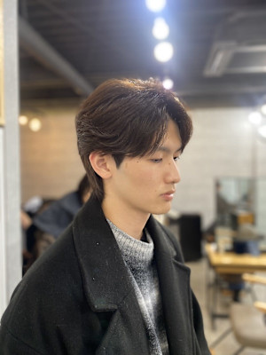 20代30代40代◎似合わせカットフェザーパーマ韓国マッシュ