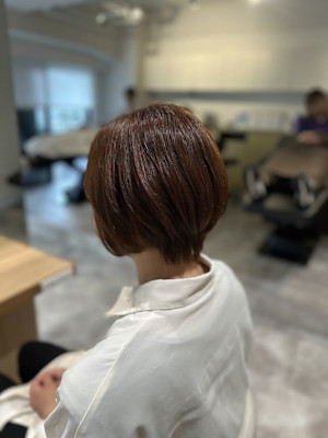 レディース20代30代40代◎アプリコットオレンジ夏ショート