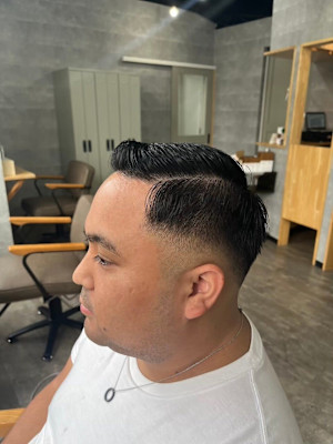 MEN'SHAIRアッシュブラックベリーショートダークアッシ