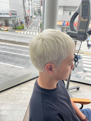 MEN'SHAIRアッシュブラックベリーショートダークアッシ