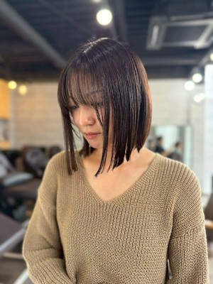 20代30代40代◎ナチュラルハイライトカラーアプリコットオ