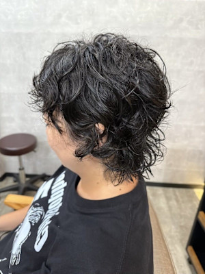 20代30代40代◎似合わせカット夏ショートウルフパーマ