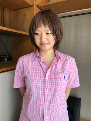 【 加藤木 麻彩】マッシュショート