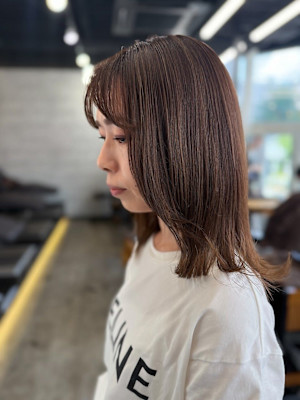 レイヤーカット外ハネボブくびれボブ/高田馬場/新宿/代々木