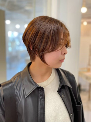 ショートカットショートボブパーマショートショートウルフ/新宿