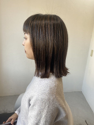 大人女性外ハネボブハイライト/高田馬場/新宿/代々木/目白/