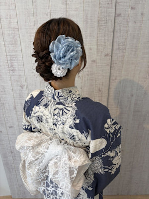 浴衣ヘアセット&着付け