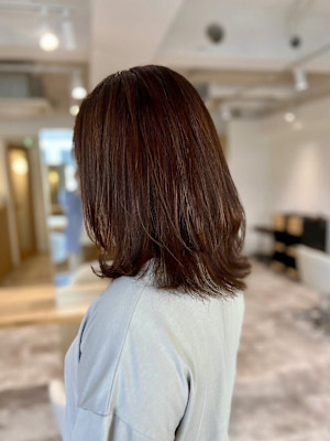 大人可愛い◎20代30代40代イメチェン似合わせカットミディ