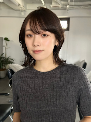くびれボブ／くびれミディアム伸ばしかけ池袋20代30代40代