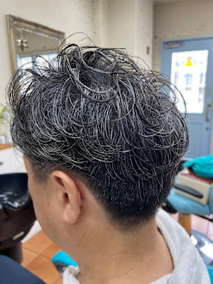 2ブロックパーマ