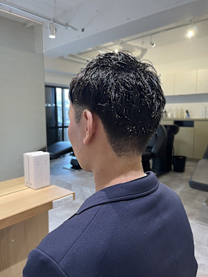 【soy-kufu】MEN'S HAIRマッシュパーマアッシ