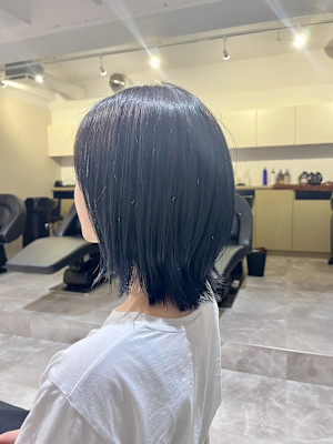 20代30代40代似合わせカットイメチェンくびれボブブルーブ