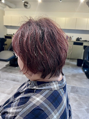 20代30代40代似合わせカットイメチェンアッシュピンクショ