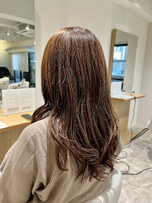 20代30代40代似合わせカットイメチェンベージュロング