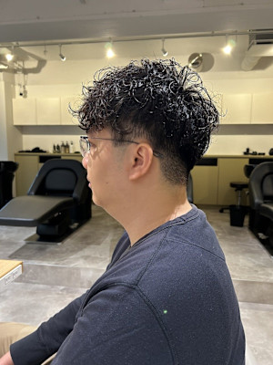 【soy-kufu】MEN'S HAIRアッシュブラックマッ