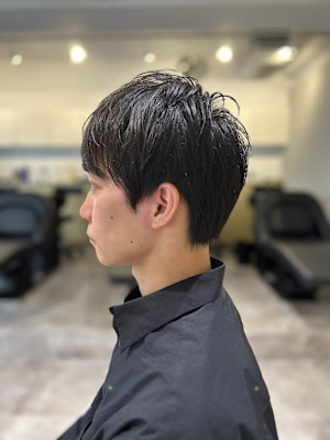 【soy-kufu】MEN'S HAIRアッシュブラックカル