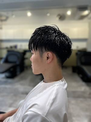 【soy-kufu】MEN'S HAIRアッシュブラックカル