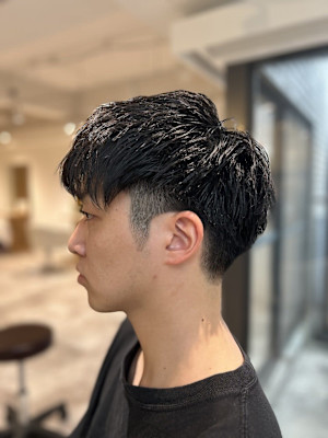 【soy-kufu】MEN'S HAIRアッシュブラックカル