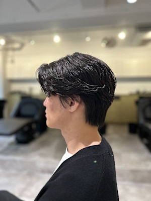 【soy-kufu】MEN'S HAIRアッシュブラックカル