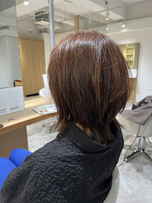 大人可愛い◎20代30代40代シアーカラーセミディくびれヘア