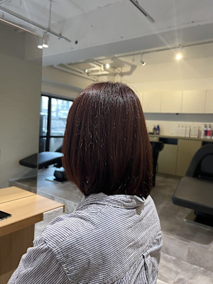 大人可愛い◎20代30代40代オレンジブラウンシアーカラーボ