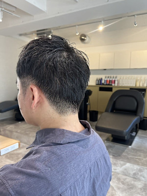 【soy-kufu】MEN'S HAIRダークアッシュベリー