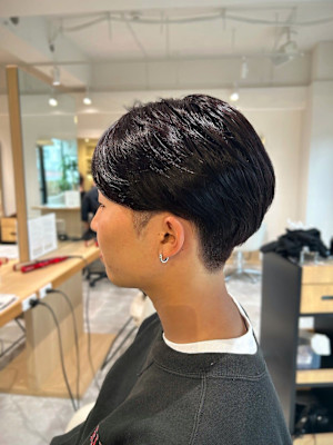 【soy-kufu】MEN'S HAIRアッシュブラックカル