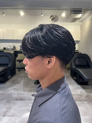 【soy-kufu】MEN'S HAIRアッシュブラックカル