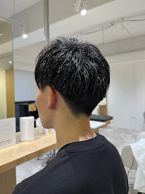 【soy-kufu】MEN'S HAIRカルマパーマアッシュ
