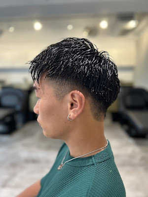 【soy-kufu】MEN'S HAIRアッシュブラックカル